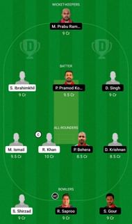 JKP vs HRO Dream11 - Team 2